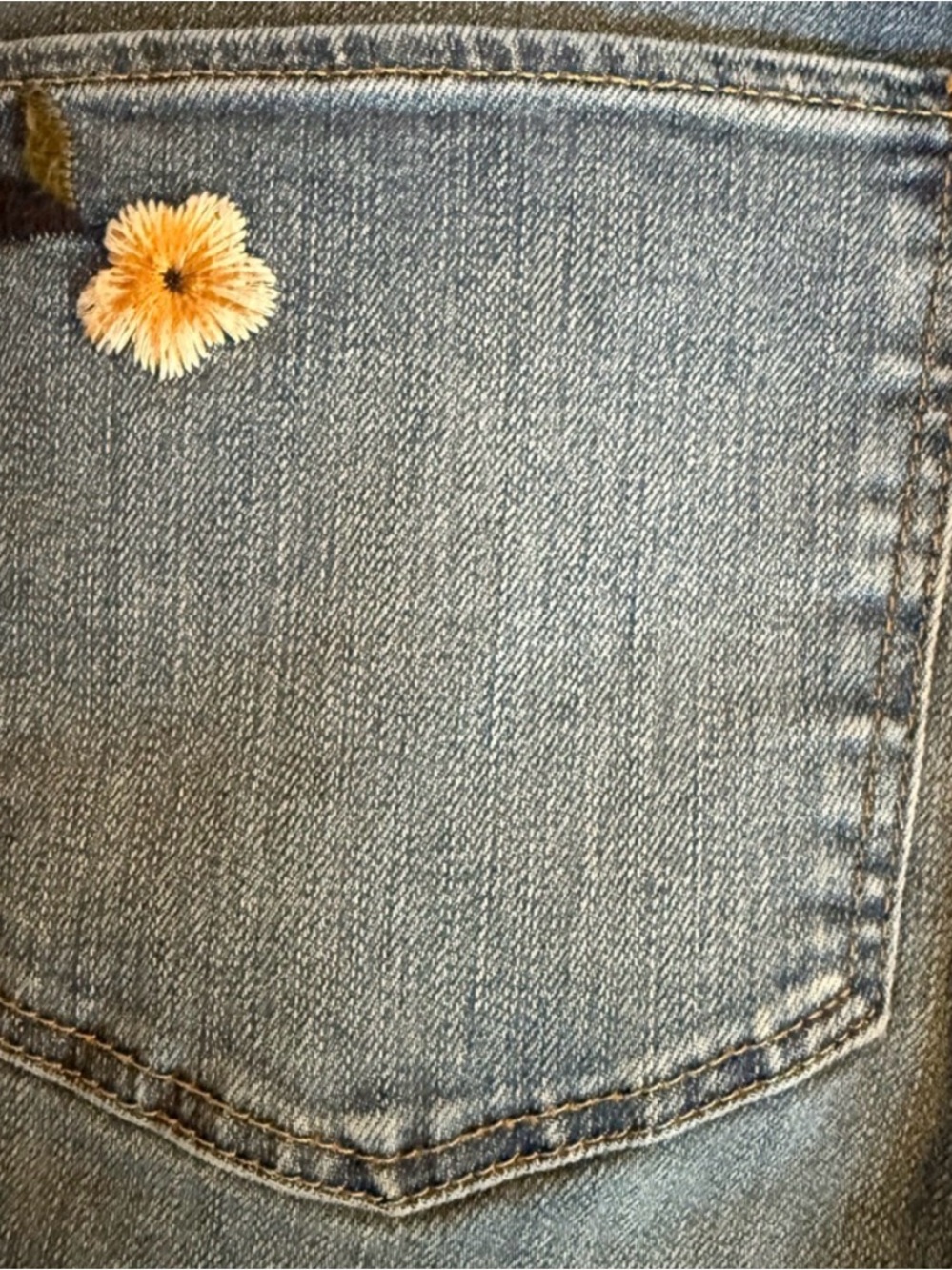 Talbots Flawless Five-Pocket Embroidered Slim Ankle Jeans Size 16 - Picture 6 of 12
